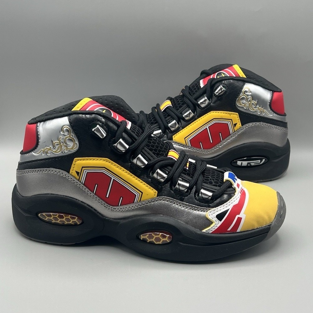 Reebok Question‎ Power Rangers Megazord IVERSON - Kids Size 6 Women's Size 7.5
